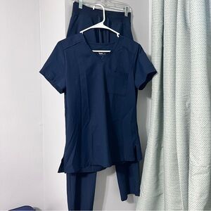 Koi Cureology Navy Blue Scrub Set